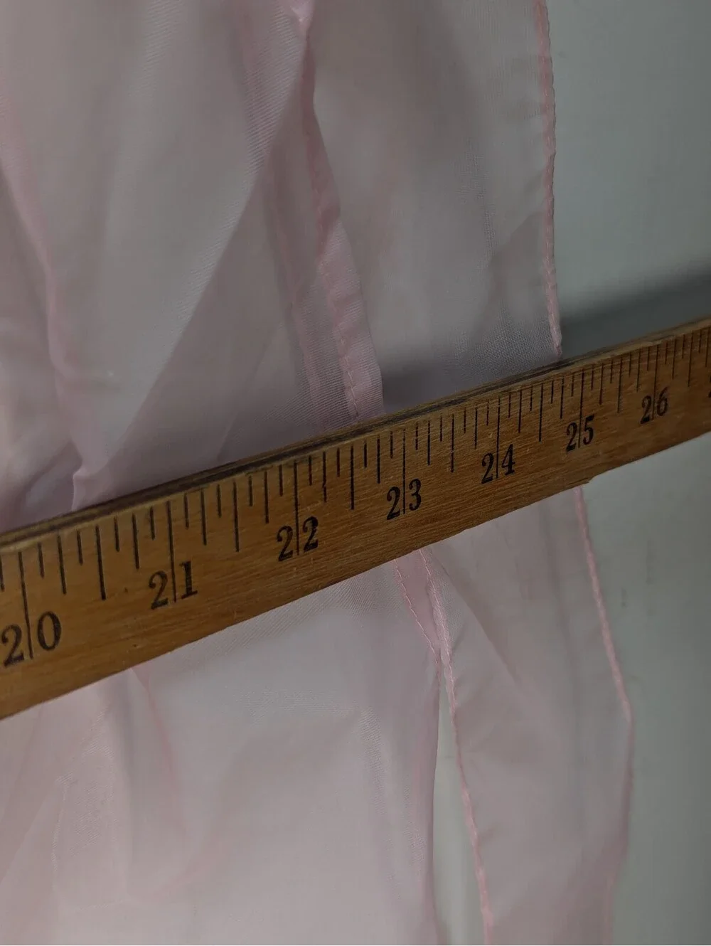 NWT Pink Sheer Half Apron Floral Lace Trim Hostess Cottagecore Beco Original VTG